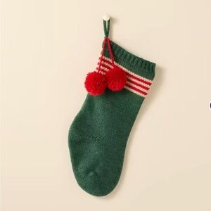 20" Vintage Stripe Knit Stocking Green - Hearth & Hand™ with Magnolia
